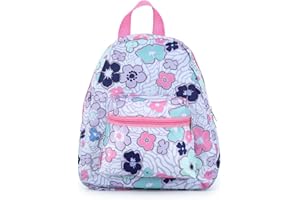 Rave Envy Mini Backpack - Floral - White, Blue & Pink