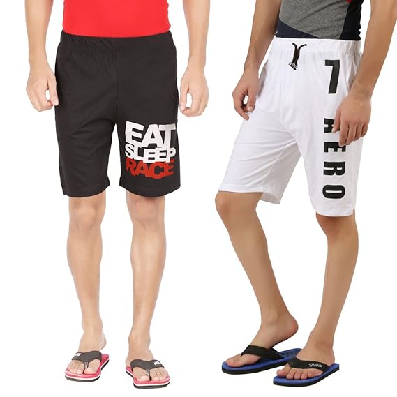 Buy hotfits Men's Cotton Graphic Shorts at Amazon.in