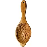 Traditional Wooden Cookie Press Cutter, Cake &amp; Pastry Maamoul Mold Round Style Middle Eastern Cookie Mold
