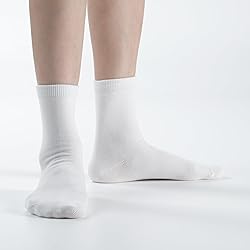 Kikiya Women’s Crew Socks - 6 Pairs Comfort Fit