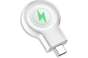 xiwxi Designed for Apple Watch Charger,[Portable Magnetic Fast Charger] [Type C Port] Wireless Charger, Compatible with iWatch Series Ultra/8/7/6/SE/SE2/5/4/3/2/1, White