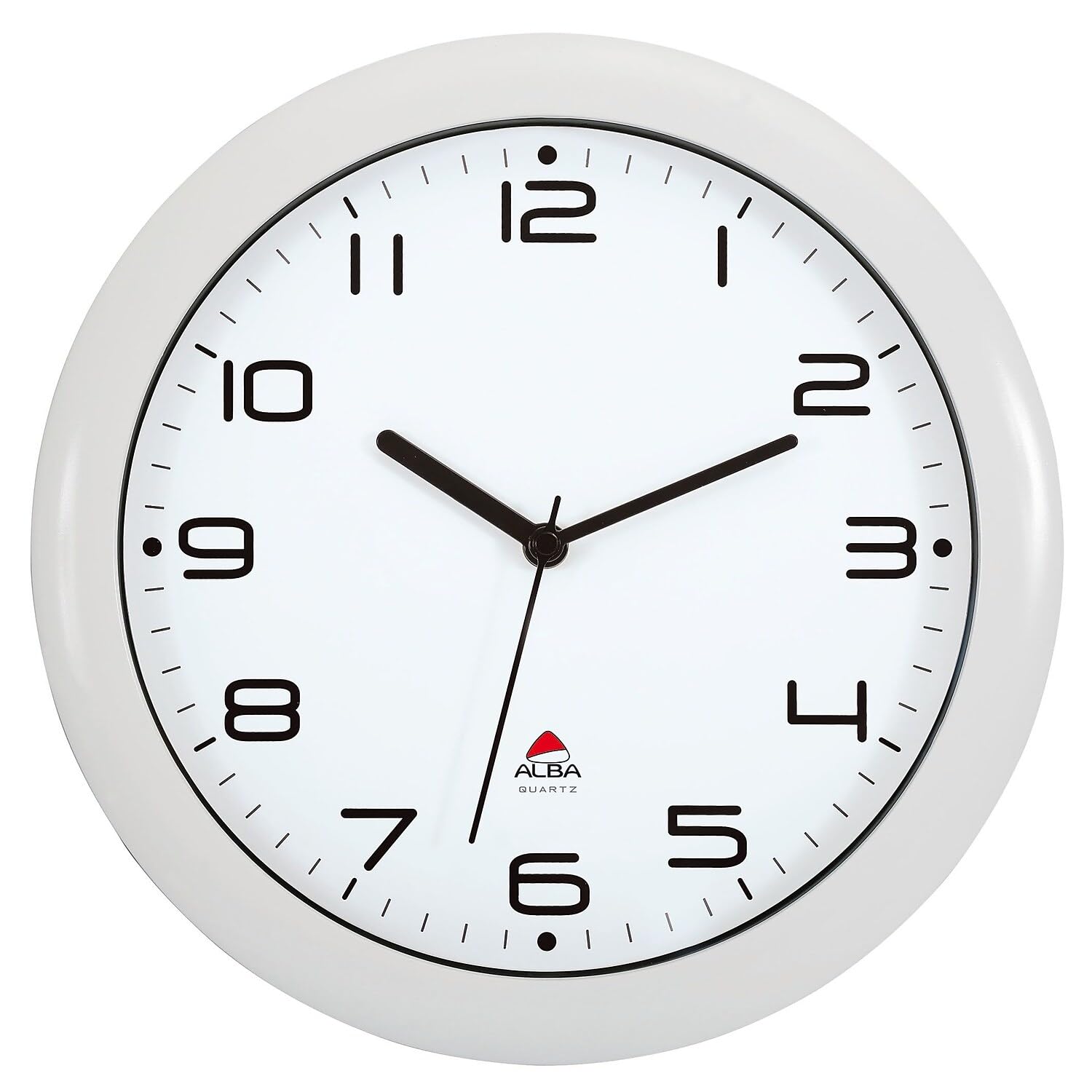 Alba HORNEW Silent Quartz Clock white, one size, HORNEWBC