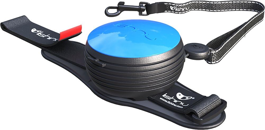 Lishinu Retractable Hands Free Dog Leash (Blue)