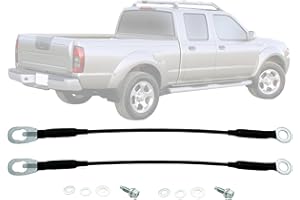 AUTO PARTS AVENUE APA Replacement 16'' Tailgate Cable for 1998-2004 Frontier with Hardware Pair Right and Left 904608B400