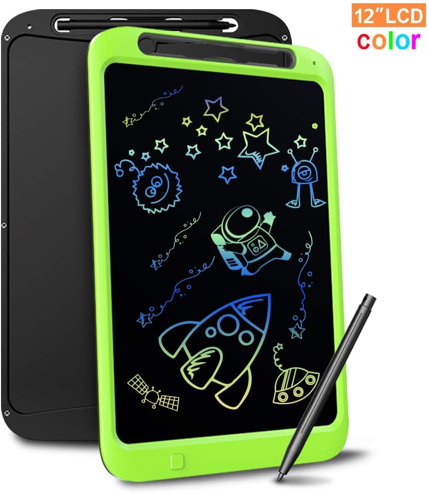 LCD Writing Tablet, Richgv 12 Inch Colorful Update Digital Electronic