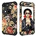 Digital Hutty 3 in 1 Shockproof Heavy Duty Full-Body Protective Cover for Apple iPhone 7,iPhone 8 Black (Yellow Flower)