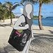 Odyseaco Waterproof Beach Bag with Cooler Compartment - Beach Bags Waterproof Sandproof for Women - Vacation Essentials - Pool Accessory & Mesh Tote (Black)