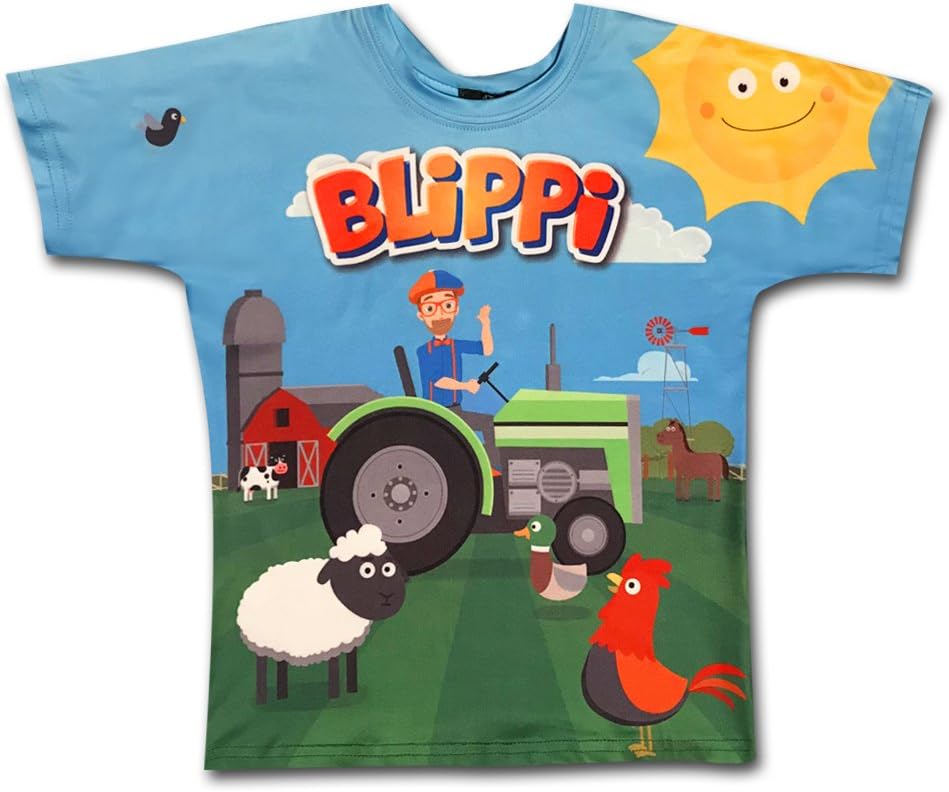 BLIPPI LLC Child Tractor Shirt for Kids by Blippi