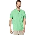 U.S. Polo Assn. Men's Classic Polo Shirt, Two-Button Closure Pique Polo Shirt, Summer Fashion Golf Shirt