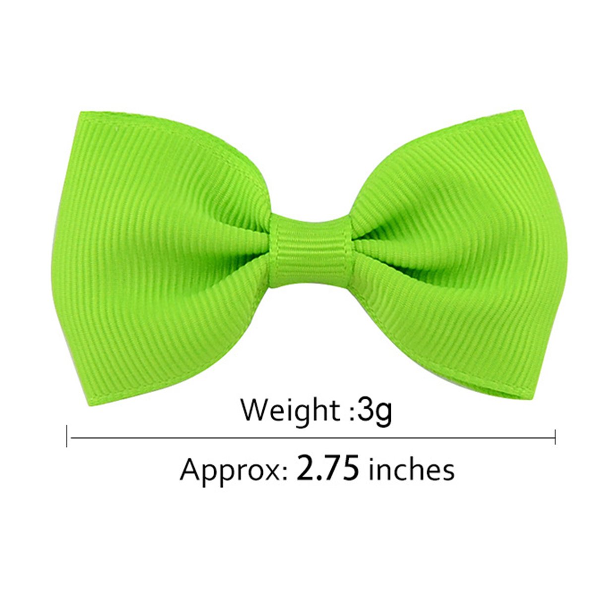 Calliar 2.75in Large Hairpin Hair Bows Clips Barrettes For Baby Girls Teens Toddlers Newborn ,20Pack-Color2