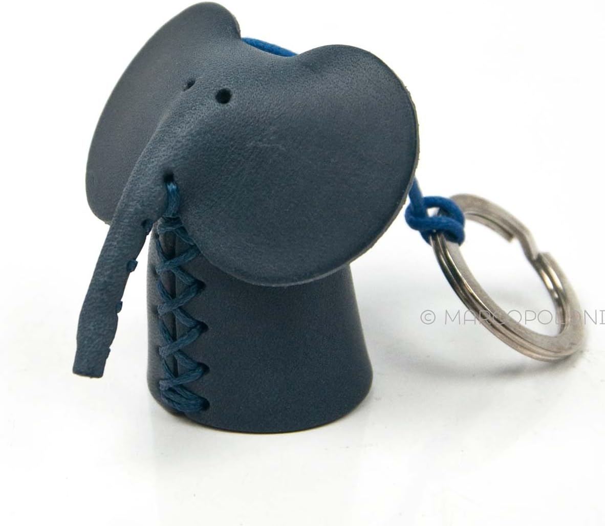 ELEFANTE - Elephant Italian Leather Key Chain