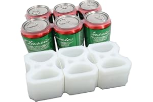 6 Pack Plastic Beer Can Rings Universal Fit for 12oz Cans, 1000 Count Pre-Cut Soda Can Rings Ideal for Breweries, Bars, Liquo