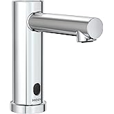 Moen 8559 Commercial Align M-Power Electronic Touchless Hands-Free Sensor-Operated Modern Bathroom Sink Faucet, Chrome