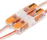WAGO Inline Splicing Connector with Lever 2-conductor 4 mm² Transparent view 5