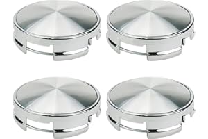 Modengzhe Wheel Center Caps,62mm Rim Hub Center Covers Replacement 63mm Lug to Lug,Silver,Pack of 4