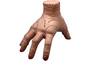 WINBAR Wednesday Addams Family Hand Props, Halloween Cosplay Hand by Addams Family, Cosplay Hand Scary Props Decorations Gift for Family