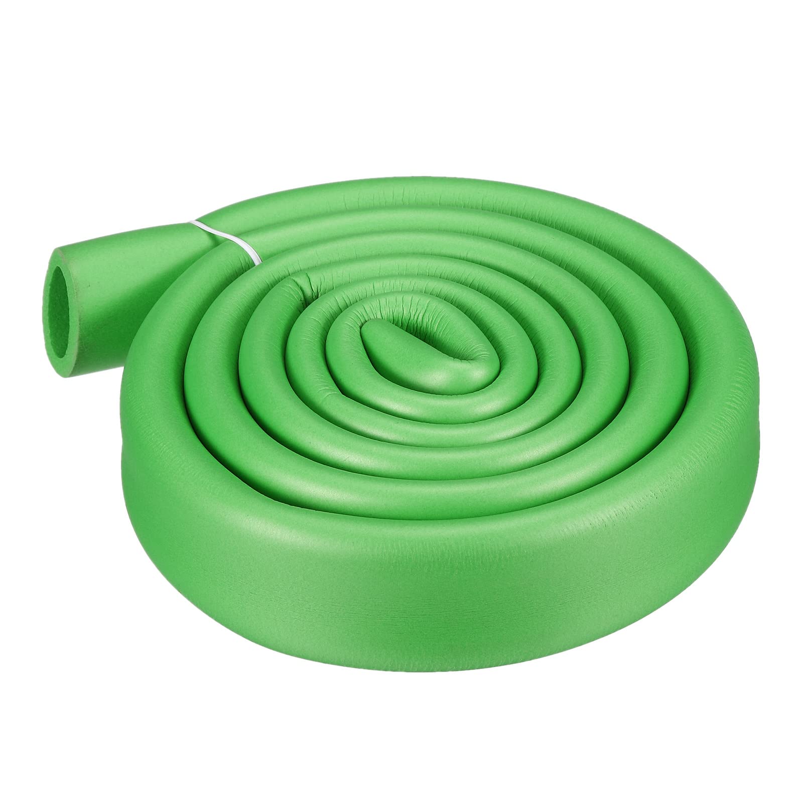 DMiotech 32mm ID x 6mm Thick 5ft Green Foam Grip Wrap Closed Cell Foam Tubing Non-Slip for Utensil Tools Handle Support