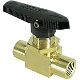 Allstar Performance ALL48010 1/8" NPT Inlet/Outlet Manual Brake Shut-Off Valve