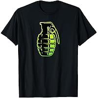 Amazon.com: Grenade T-Shirt - Retro Vintage Shirt T-Shirt