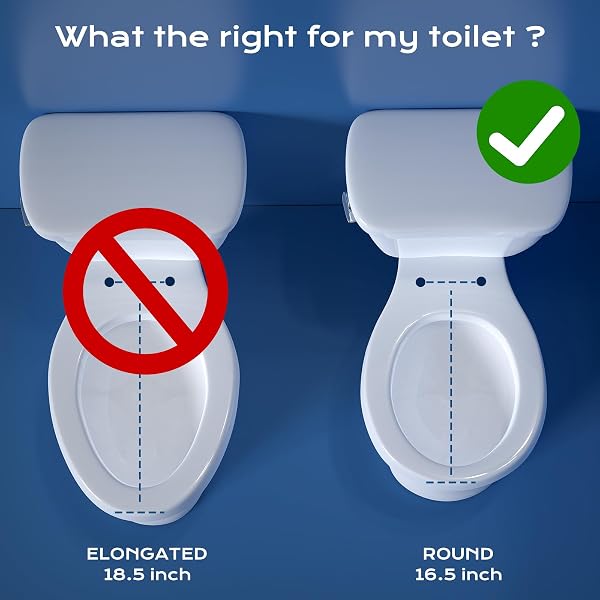 CLIRASS ELONGATED BIDET TOILET SEAT WITH QUIET-CLOSE, NON-ELECTRIC BIDET MODE WITH DUAL NOZZLES, FIT ELONGATED TOILET SEAT, ADJUSTABLE WATER PRESSURE WITH BRASS INLET (ROUND)