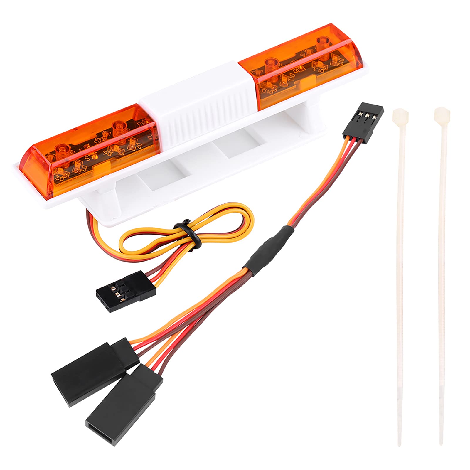 RC LED Light RC Flash Light RC Car LED Light RC Car Indicator Lights RC Accessory Model Car Alert Lights Flash Kit for RC Cars Enhanced Visibility Light for Night Safety