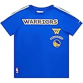Pro Standard Big Boys NBA Golden State Warriors Retro Classics Short Sleeve Taping Tee Royal Blue S