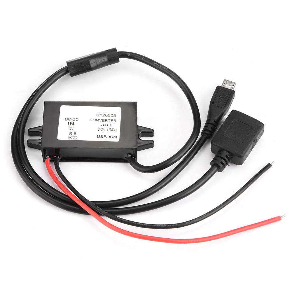 DCDC 12V to 5V 3A Micro USB Converter Voltage Regulator 15W High