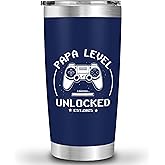 Affordali Promoted to Papa 2025 Tumbler 20oz – New Dad Gifts for First Time Daddy, Expecting Papa Present For Birthday, Father’s Day, Christmas Cups From Friend, Baby, Kid, Wife