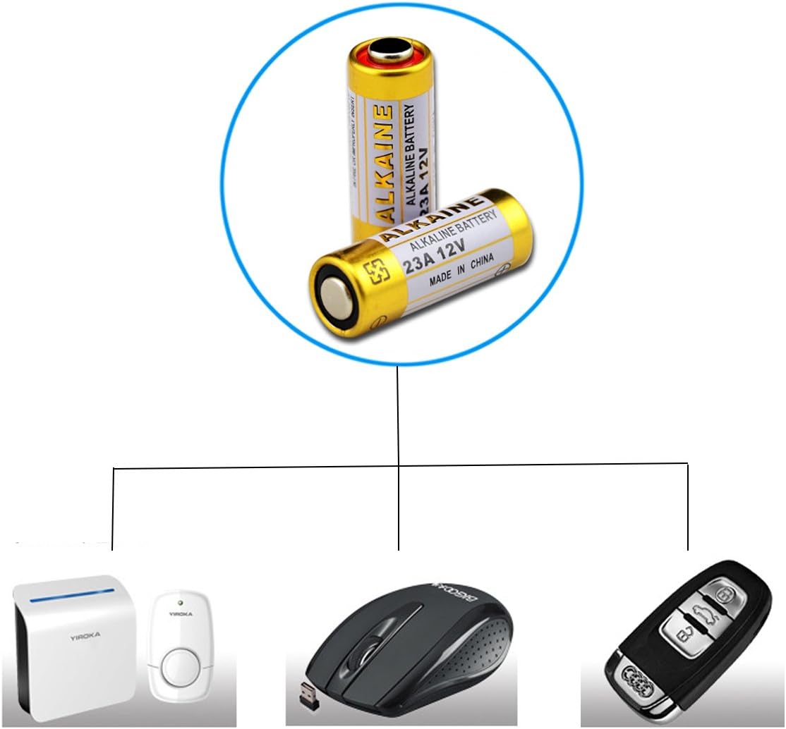 LiCB A23 23A 12V Alkaline Battery (5-Pack): Home Audio & Theater
