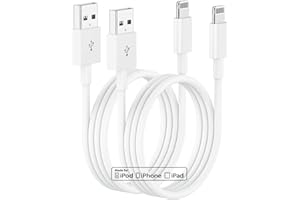 PUKEREHAB 10ft iPhone Charger, [Apple Certified] Long Apple Charging Cord,10 Feet Original Lightning to USB Cable,10 Foot iPhone Charging Cable for iPhone 14 Pro Max/14/13 Pro/12 Mini/11/XS/XR/8/7/6S/5/SE,iPad