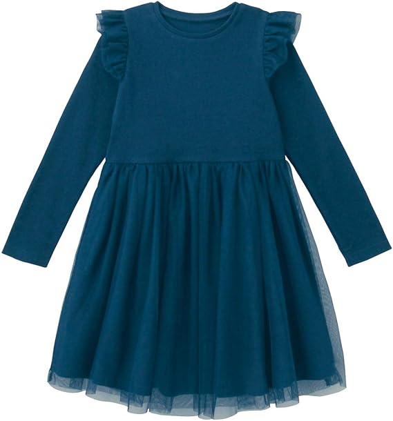 Amazon ベルメゾン ワンピース ガールズ 長袖 チュール 切替え ワンピース チュニック ワンピース チュニック 通販