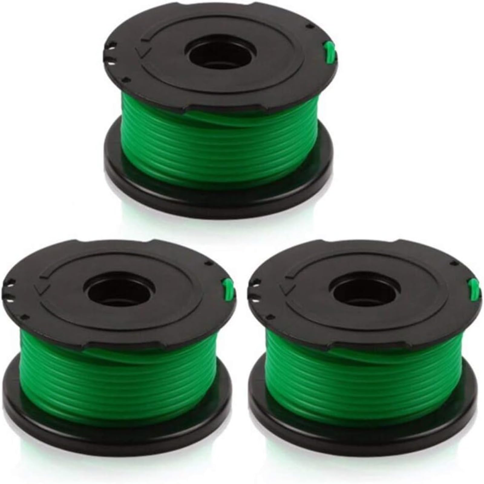 NC 3 Pieces Replacement Autofeed Spool Spool & Line For Black & Decker GL7033 GL8033 GL9035 Strimmer A6482 thread bobbins