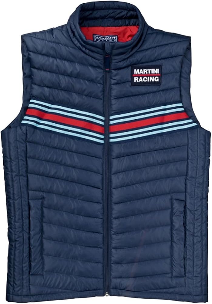 Martini Racing Team Gilet Vest Dark Blue Amazon.co.uk Clothing