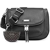Calvin Klein womens Zulle Flap Organizational Messenger