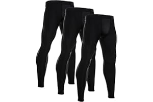 Yuerlian Men's Compression Pants Athletic Base Layer Tights Leggings for Workout Running Sport Gym Yoga