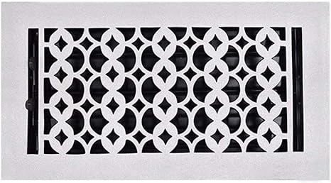 Floor Vent Covers 6x12 White Cast Iron Floor Registers With