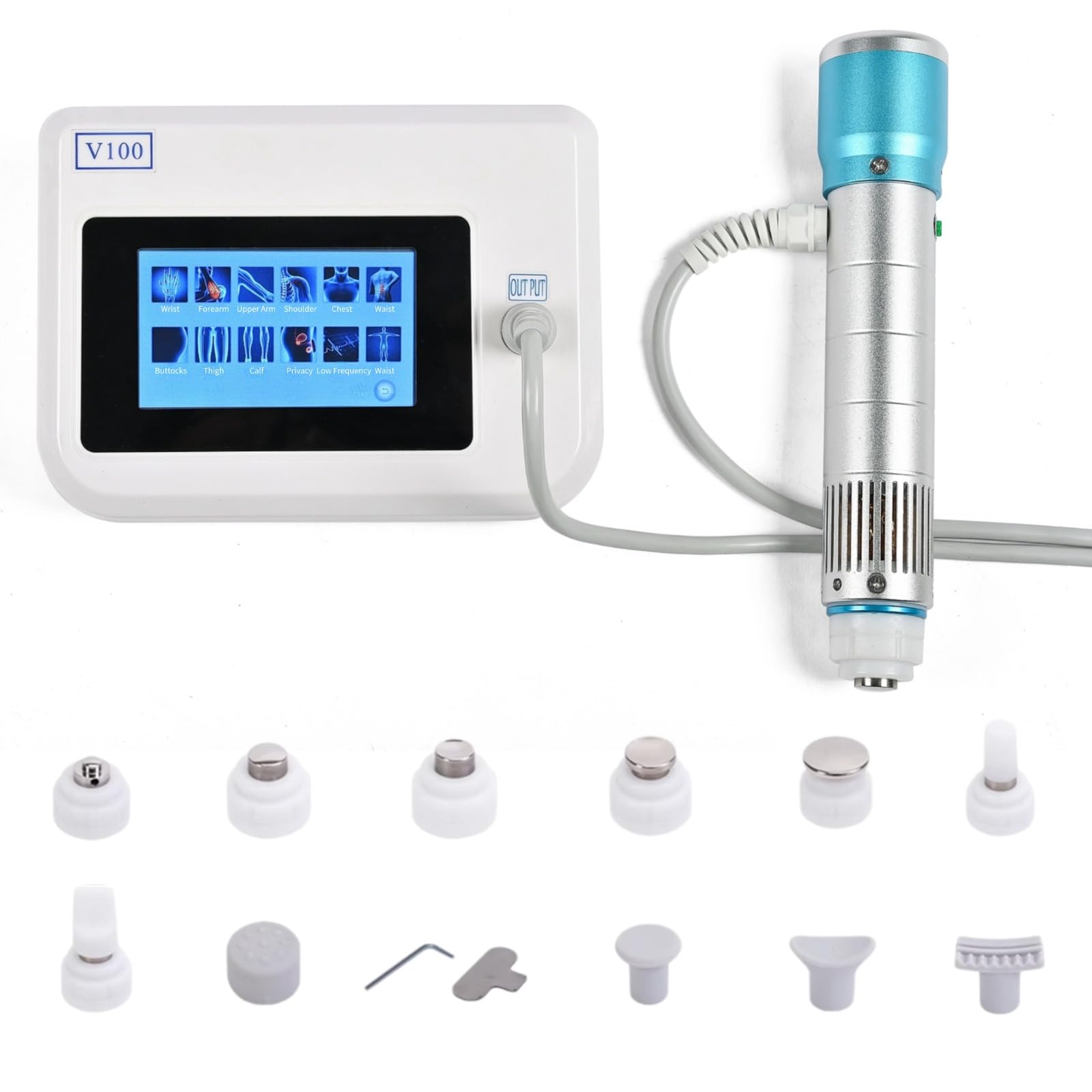 Photo 1 of Shockwave Therapy Machine, Portable Extracorporeal Shock Wave Therapy Machine for Joint and Muscle Pain Relief, Muscle and Bone Tissue Regeneration, Painless, Non-Invasive No Side Effects