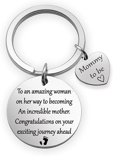 Amazon Eigso Mommy To Be ギフト 妊娠のお知らせ 赤ちゃんのお知らせ 素晴らしい女性へのキーチェーン 新米ママへの素晴らしい プレゼントに ネックレス 通販