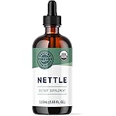 Nettle Leaf 10:1 Extract, USDA Organic, Joint &amp; Mobility*, 2 Mo Supply | Antioxidants for cellular health*, fast-absorbing, formulated without alcohols and sugars, made in America