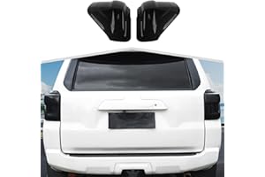amayum Smoked Black Tail Light Lamp Cover Rear Light Trim Decoration Accessories Compatible with Toyota 4Runner 2014-2023