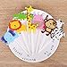 kapoklife Animal Party Banner with 28-Pack Cute Zoo Animal Cupcake Toppers Picks,Jungle Animals Cake Toppers for Kids Baby Shower Birthday Party Cake Decoration Supplies