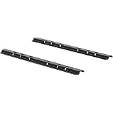 CURT Manufacturing 16104 Industry-Standard 5th Wheel Hitch Rails, Gloss Black