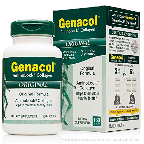 GENACOL Collagen (180 Capsules) Bioactive Joint Care Supplement and