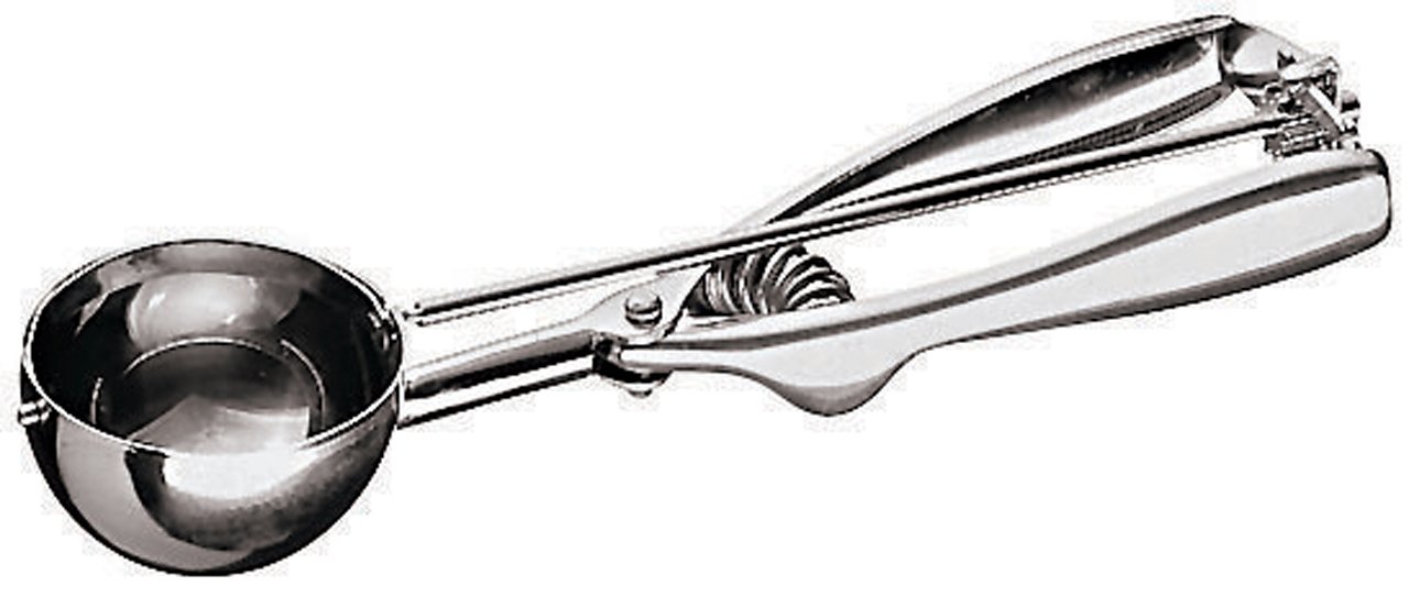 Paderno World Cuisine 1/50 Per Liter Stainless-Steel Ice Cream Scoop