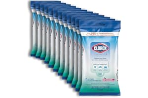 On-The-Go Disinfecting Wipes, Fresh Meadow Scent, 15 Count, 12-Pack