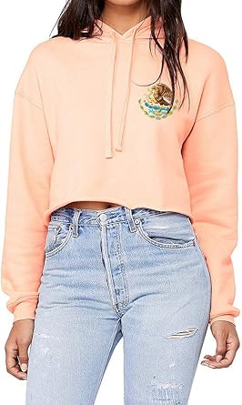 chest cropped hoodie
