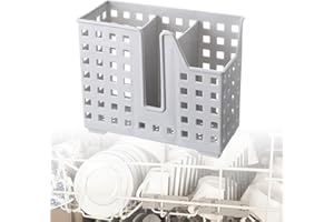 LUTQ Dishwasher Chopstick & Straw Basket - Grey, Ideal for Small Items Dishwasher Utensil Holder, Straw Holder for Dishwasher, Chopstick Holder Keep Your Dishwasher Organized