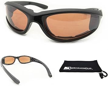 motorcycle sunglasses with foam