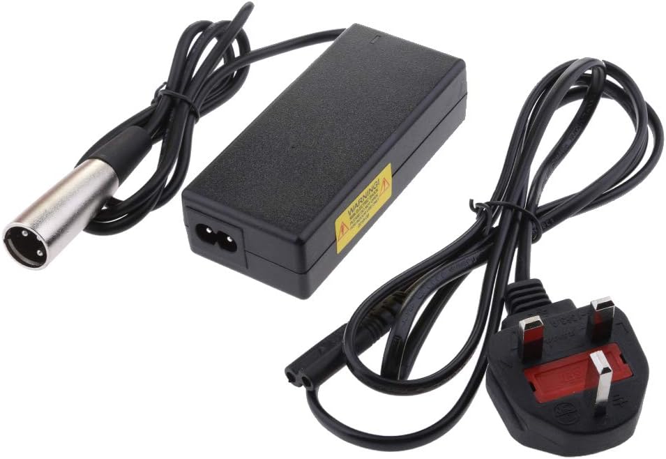 SDENSHI 24V 2A Electronic Accessories Lithium Scooter Battery Charger XLR Travel UK