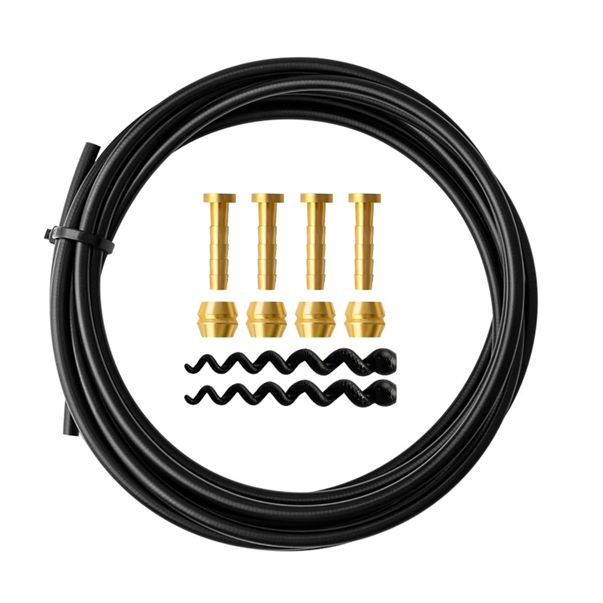 HOUSON 3M Bicycle Hydraulic Brake Line with Olive Connector Insert, Brake Hose Repair Kit, 1pc